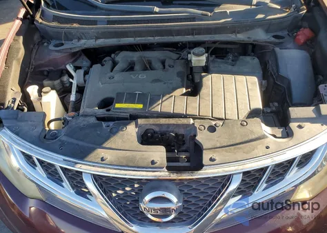 2014 Nissan Murano S z USA, uszkodzony, nr VIN JN8AZ1MU5EW409150